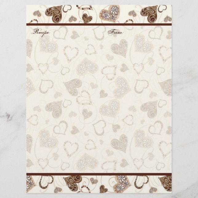 Schokolade Herz Bridal Hochzeitsgeschenke Rezept S (Vorderseite)