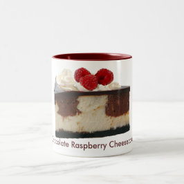 Schokolade Himbeere Cheesecake Zweifarbige Tasse
