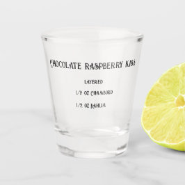 Schokolade Himbeerglas Kiss Novelle Glas