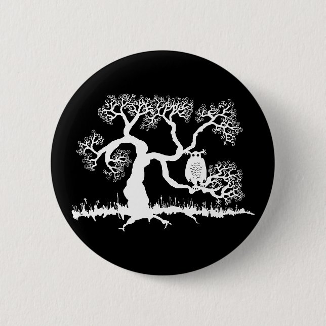 Schokolade im Baum Button (Vorderseite)