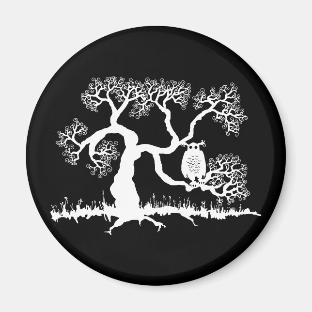 Schokolade im Baum Magnet (Vorne)