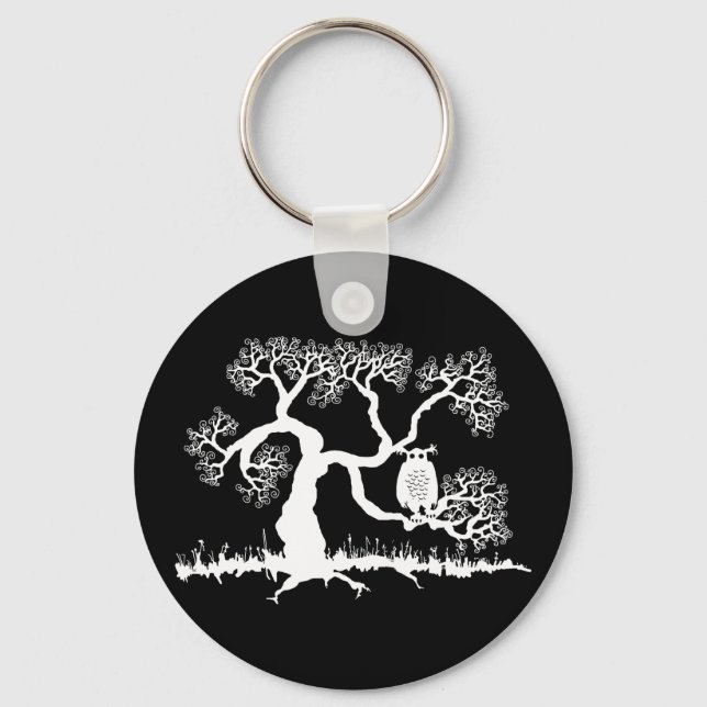 Schokolade im Baum Schlüsselanhänger (Vorderseite)