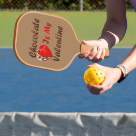 Schokolade ist mein Valentine Pickleball Schläger