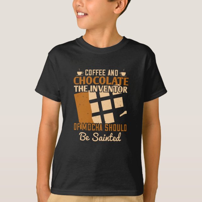 Schokolade - Kaffee und Schokolade T-Shirt (Vorderseite)