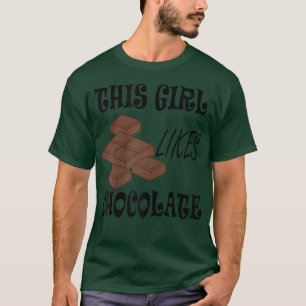 Schokolade Kakao Süßigkeiten Schokolade essen T-Shirt