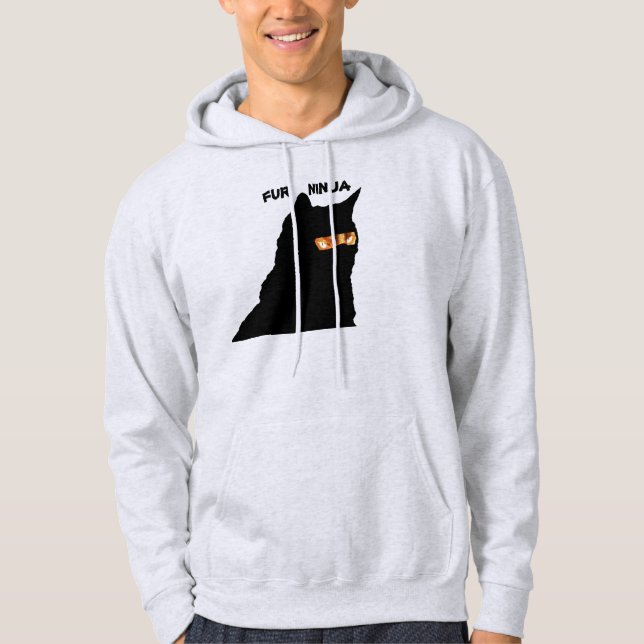 Schokolade Katze ist Fur Ninja Hoodie (Vorderseite)
