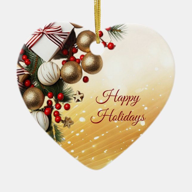 Schokolade Keramik Ornament (Vorne)