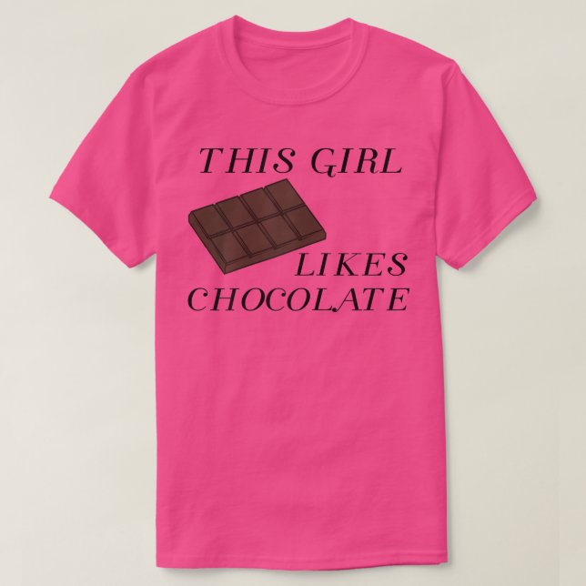 Schokolade Koch Funny Sprichwort Dark Chocolate Fa T-Shirt (Design vorne)