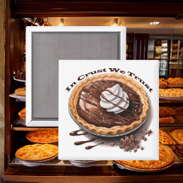 Schokolade Kuchen, in Kruste vertrauen wir Magnet