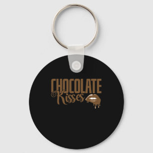 Schokolade Kuss Mund Schlüsselanhänger