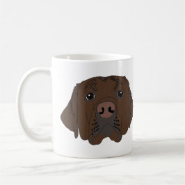 Schokolade Labrador auf Tasse