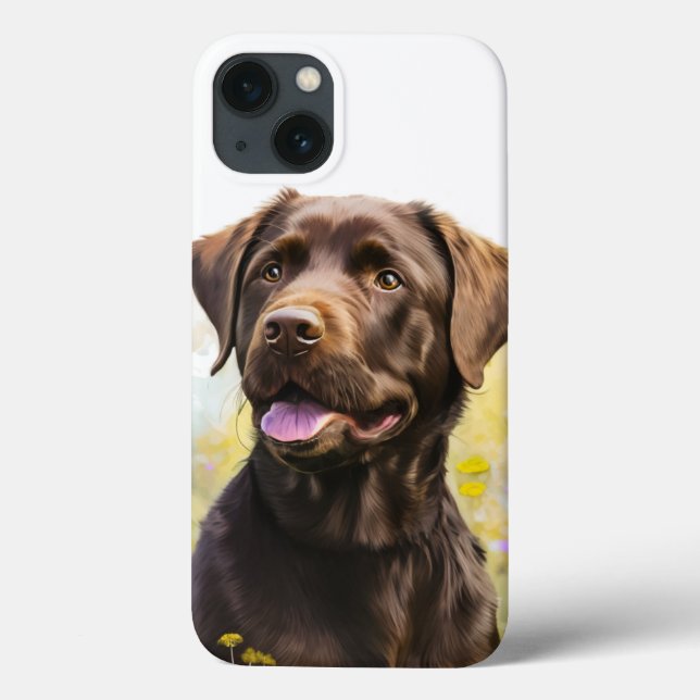 Schokolade Labrador Case-Mate iPhone Hülle (Rückseite)