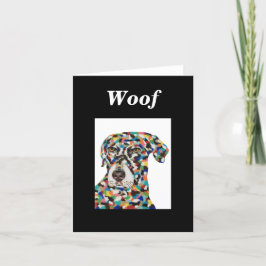 Schokolade Labrador Dog Blank Note Card Dankeskarte