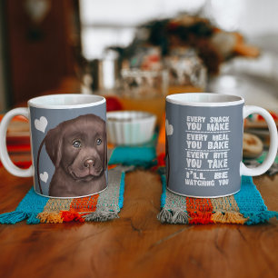 Schokolade Labrador Hund jeden Snack, den Sie mach Kaffeetasse