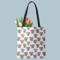 Schokolade Labrador Hunde Tote Bag