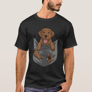 Schokolade-Labrador in meinem Pocket-Welpe T-Shirt