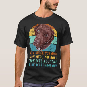 Schokolade Labrador Labrador Retriever Dog Jeder S T-Shirt