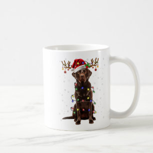 Schokolade Labrador Labrador Weihnachtsbaum Light Kaffeetasse