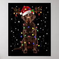 Schokolade Labrador Labrador Weihnachtsbaum Light