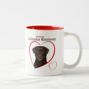 Schokolade Labrador Liebe Tasse