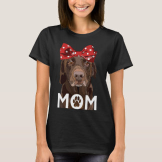 Schokolade Labrador Mama Brown Labrador Retriever  T-Shirt