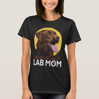 Schokolade Labrador Mama Brown Labrador Retriever  T-Shirt