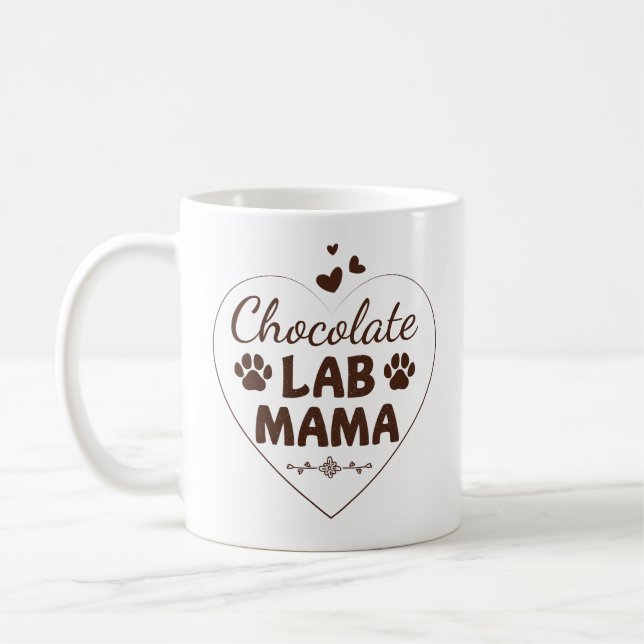 Schokolade Labrador Mama Labrador Mama Kaffeetasse (Links)