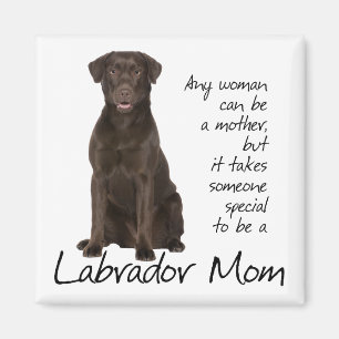 Schokolade Labrador Mama Magnet