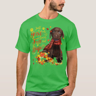 Schokolade Labrador nur ein Mädchen, das Lieben fa T-Shirt