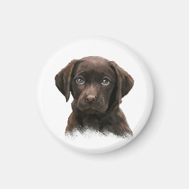 Schokolade Labrador Retriever Brown Magnet