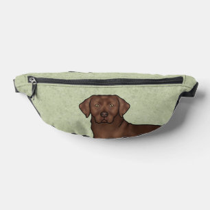 Schokolade Labrador Retriever Cartoon Labrador Dog Bauchtasche