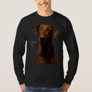 Schokolade Labrador Retriever Labrador T-Shirt Hun