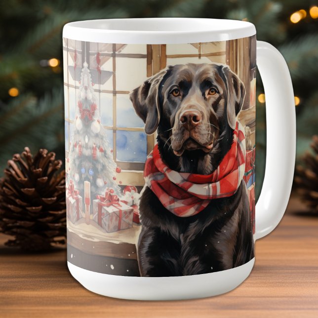 Schokolade Labrador Retriever Puppy Dog Kaffeetasse (Von Creator hochgeladen)