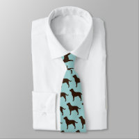 Schokolade Labrador Retriever Silhouette Muster