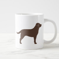 Schokolade Labrador Retriever Silhouetten