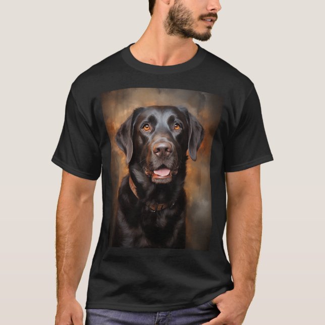 Schokolade Labrador Retriever T-Shirt (Vorderseite)