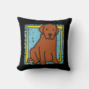 Schokolade Labrador Retriever Throw Kissen