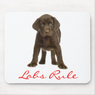 Schokolade Labrador Retriever Welpe Hund Mousepad