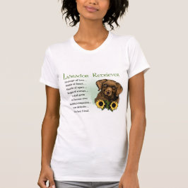 Schokolade Labrador Retriever Welpengeschenke T-Shirt