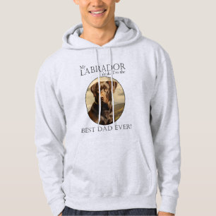 Schokolade Labrador Vater Hoodie