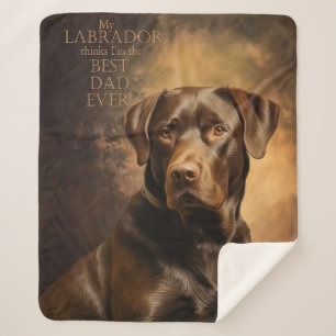 Schokolade Labrador Vater Sherpadecke