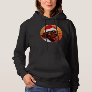 Schokolade Labrador Weihnachten Hoodie