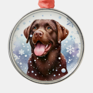 Schokolade Labrador Weihnachtsschmuck