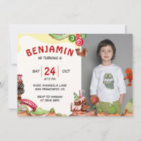 Schokolade Land Birthday Einladung