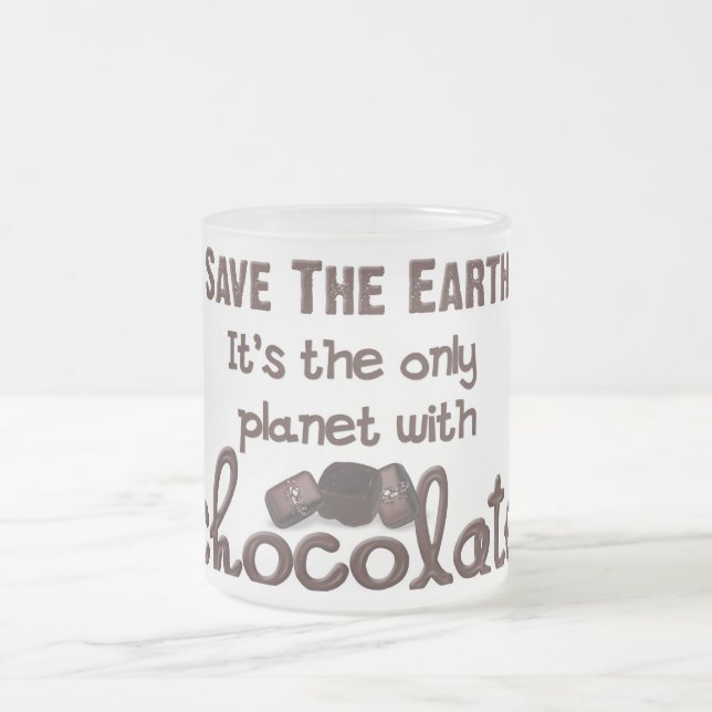 Schokolade Lover Mattglastasse (Mittel)