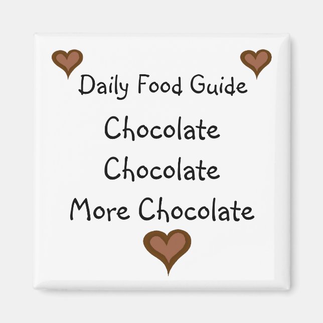 Schokolade Magnet (Vorne)