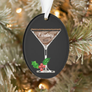Schokolade Martini Personalisiertes Ornament