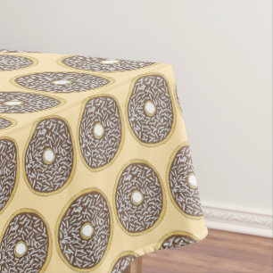 Schokolade Mattierte Kokosnuss Glazed Cake Donut Tischdecke