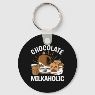 Schokolade Milkaholic Milk Food Eater Lover Quotes Schlüsselanhänger