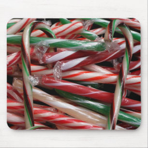 Schokolade Minze Candy Canes Holiday Festival Mousepad